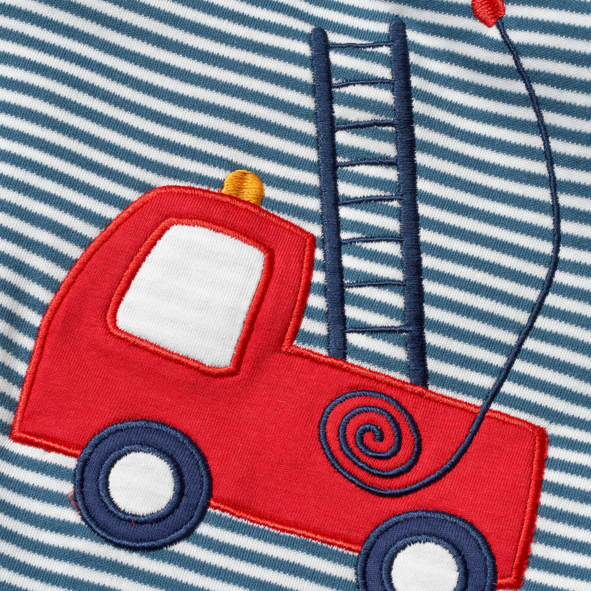 Schlafsack 1,5 TOG mit Feuerwehr-Motiv, blau & rot, 110 cm, 1 St