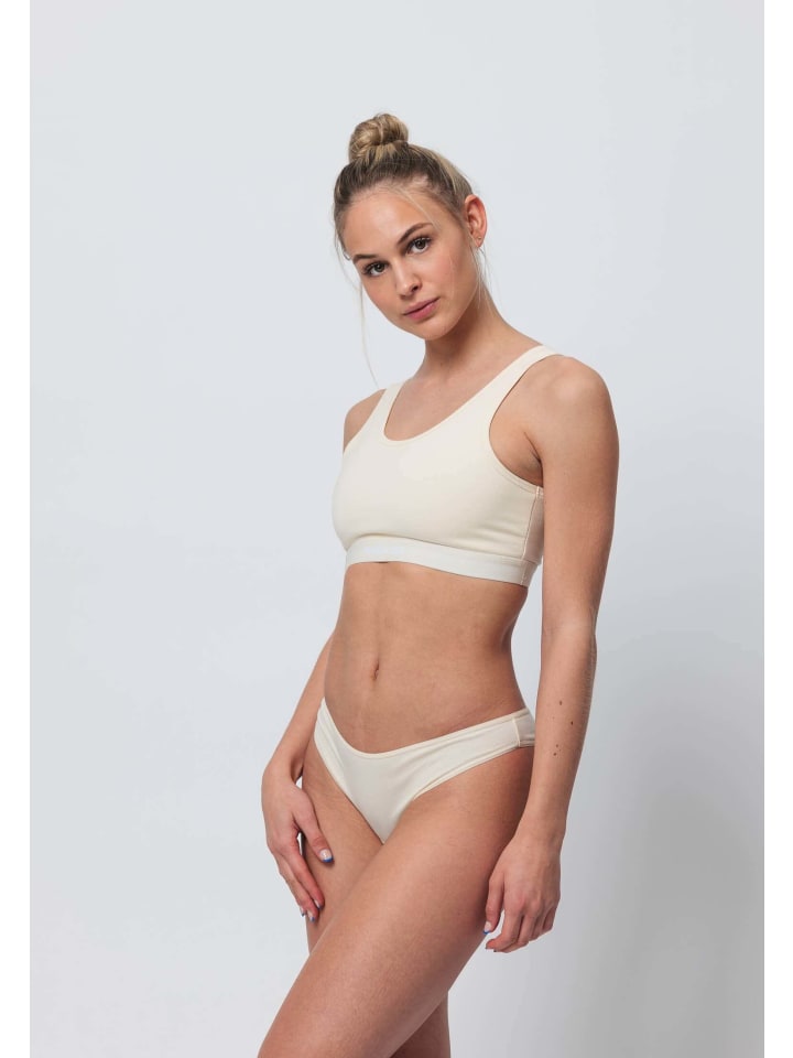 SNOCKS Brazilian Slips aus Bio-Baumwolle 3 Stück in Mix (Hellbeige/Rose/Schwarz) günstig kaufen