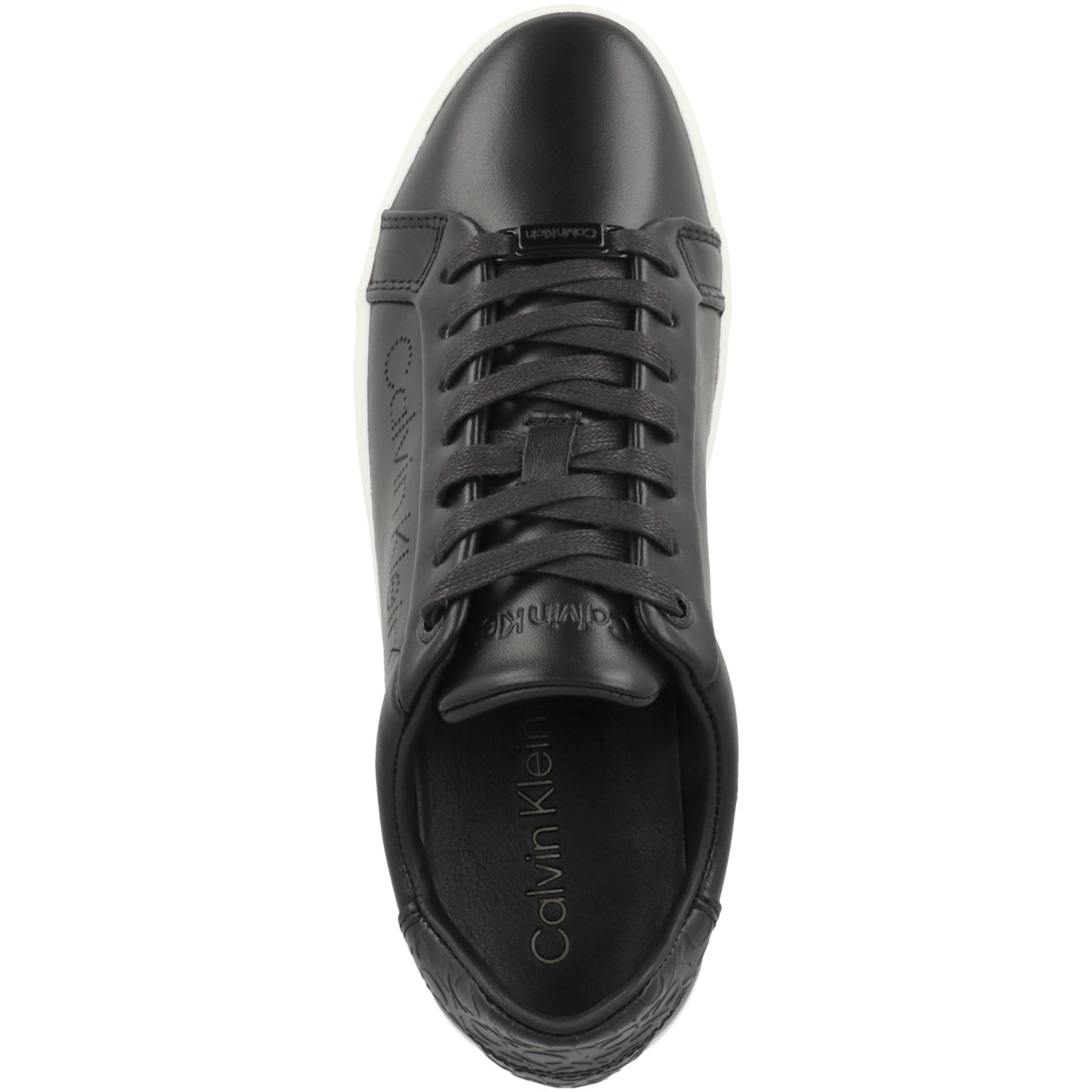 Calvin Klein Cupsole Lace Up Perf Sneaker Low schwarz