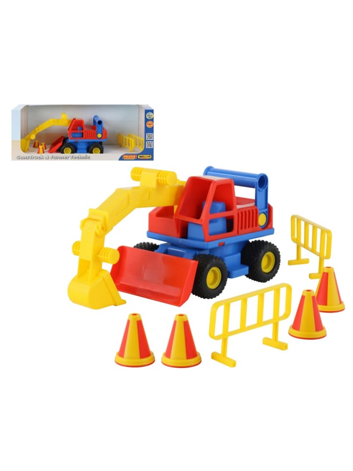 POLESIE Spielzeug Bagger 37701 in blau günstig kaufen onesize