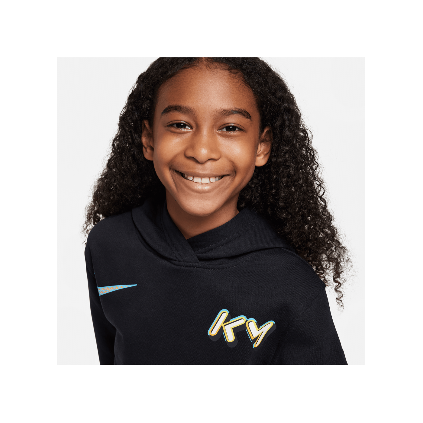Nike Kylian Mbappé Hoody Kids Schwarz F010