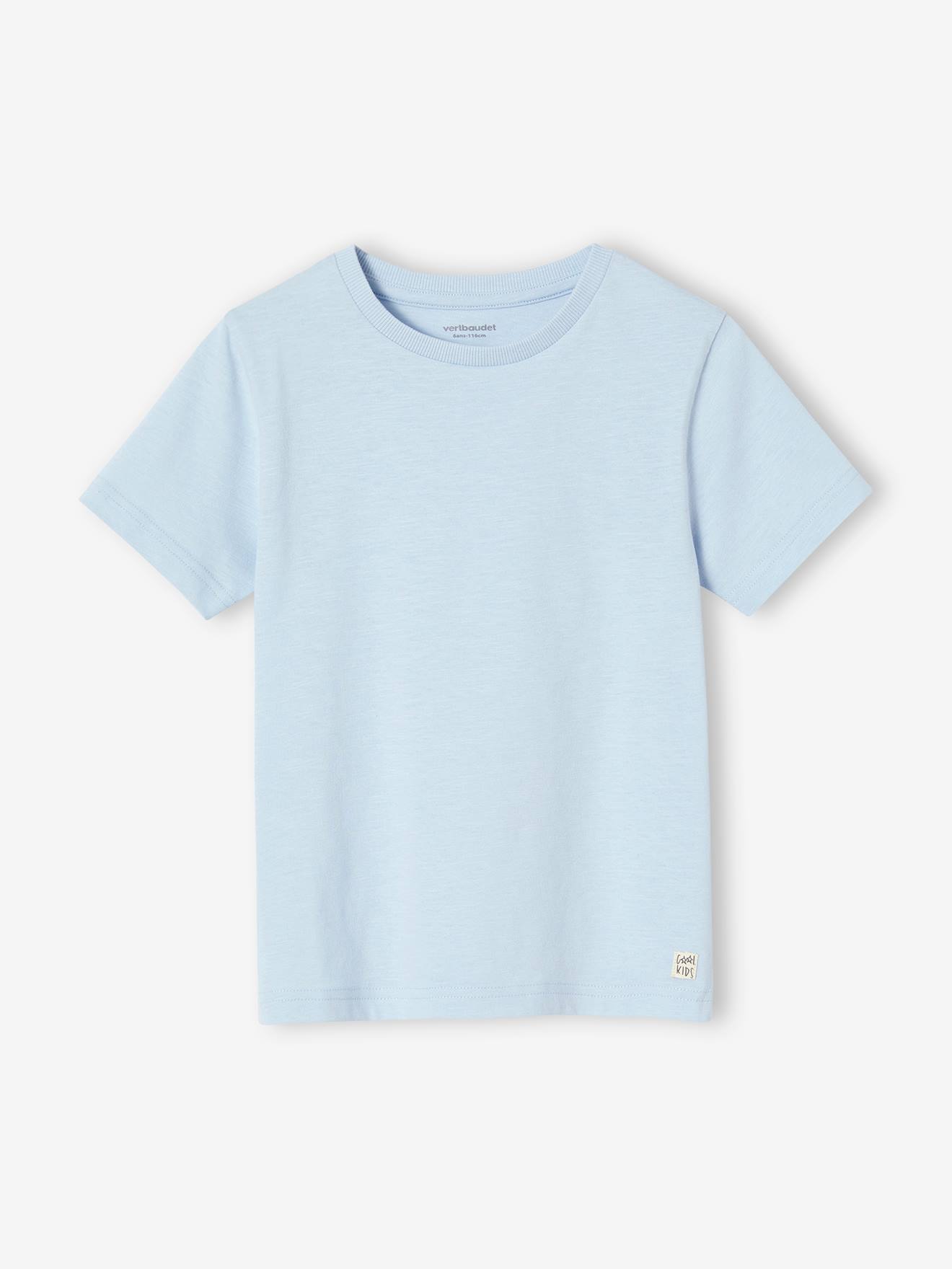 T-shirt Basics personnalisable garçon manches courtes bordeaux