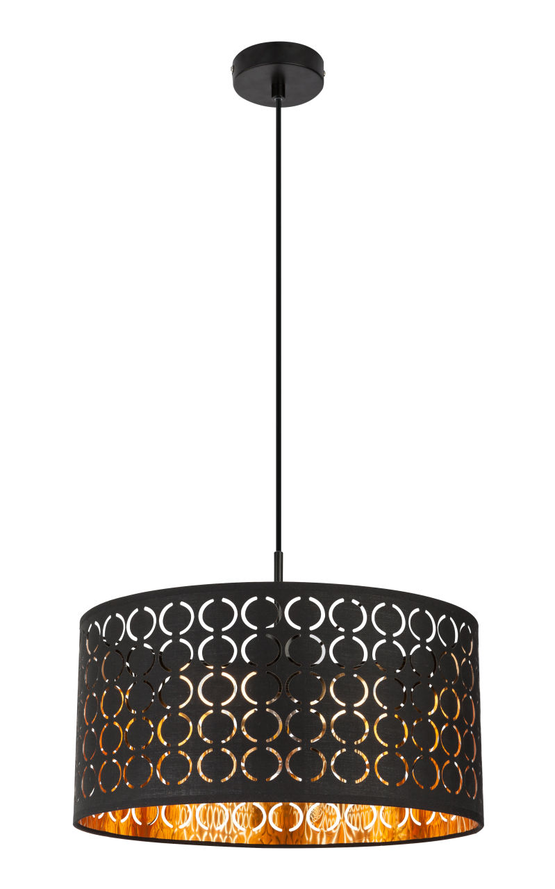 Globo Lighting - HARALD - Hängeleuchte Metall schwarz, 1x E27