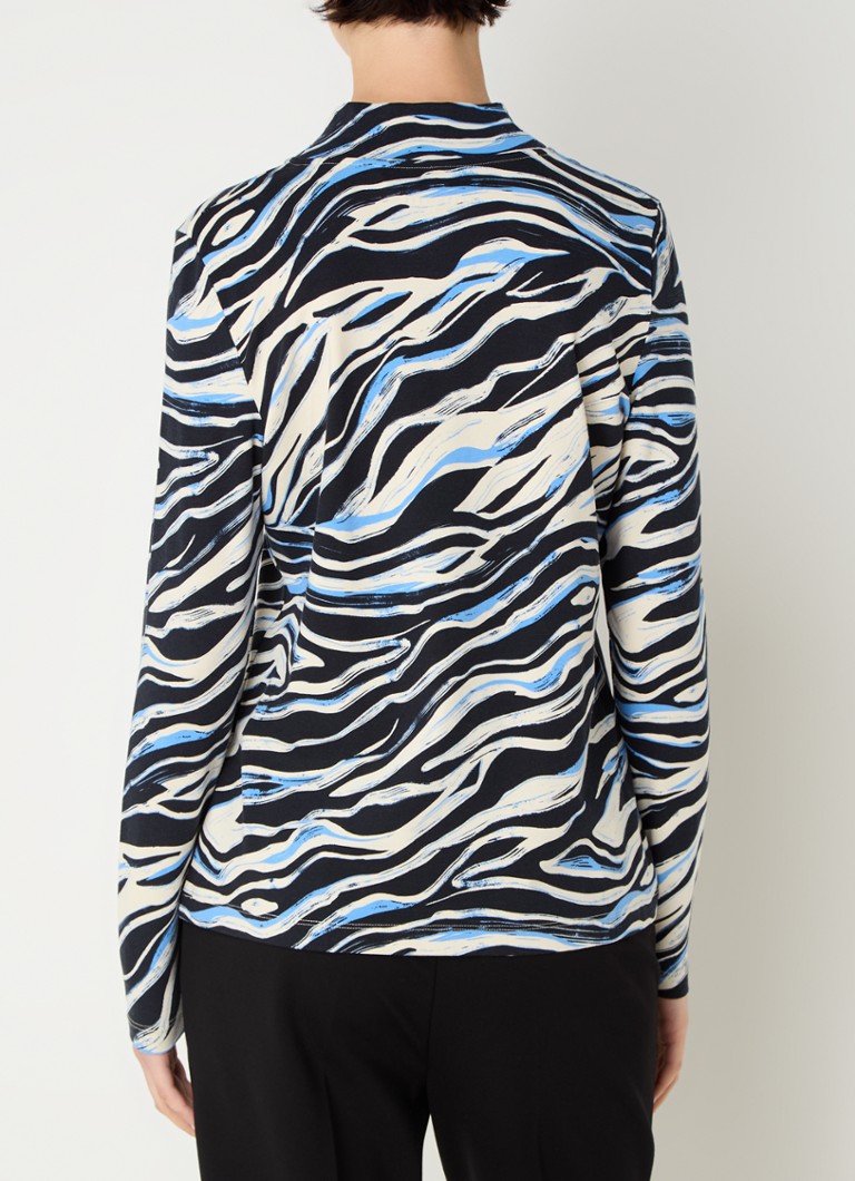 Gerry Weber Top with print and stand-up collar
