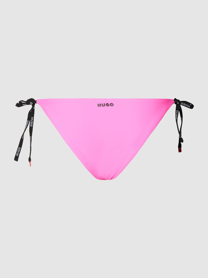 Bikini-Slip mit Schnürung Modell 'PURE' in pink