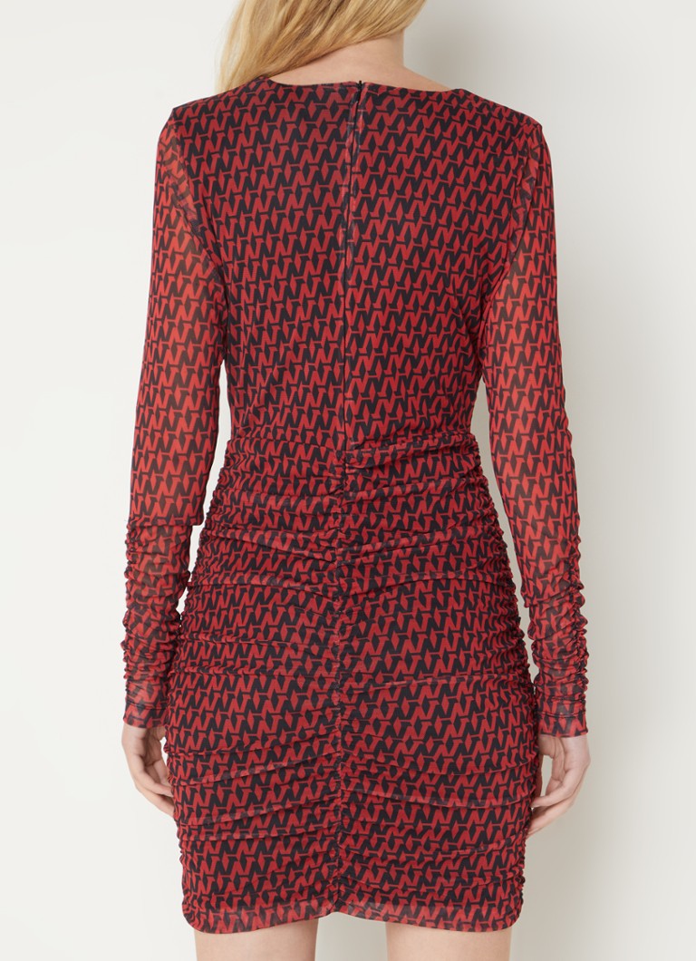 Rochie mini NIKKIE Asia tricotată cu imprimeu grafic