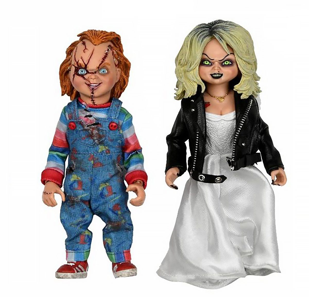 NECA Actionfigur Chucky & Tiffany Clothed Actionfiguren 2er Set