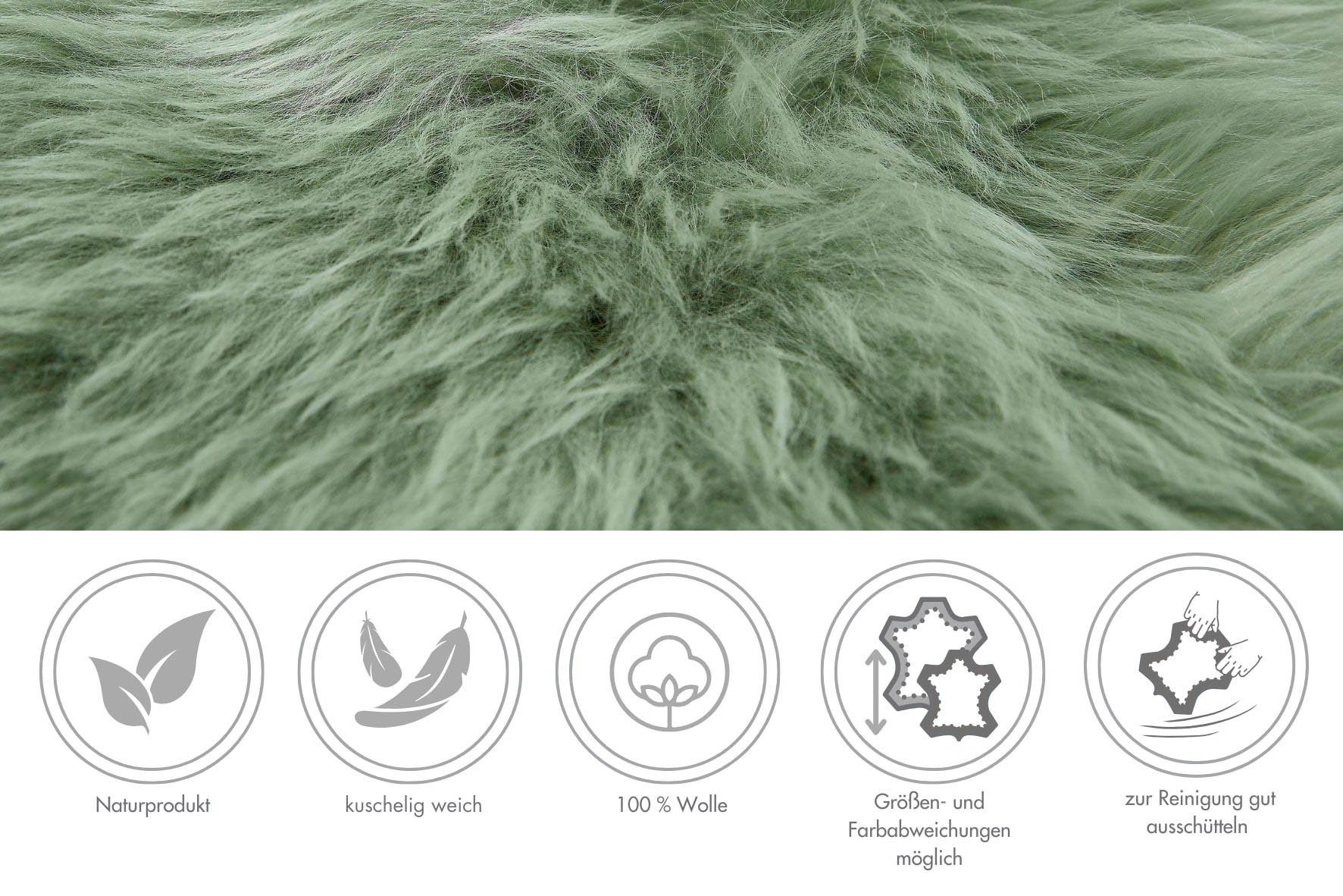 Fellteppich Namika, LUXOR living, fellförmig, Höhe: 50 mm, echtes Lammfell, weich und flauschig, große Farbauswahl, Wohnzimmer