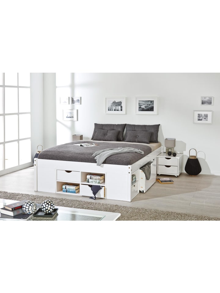 ebuy24 Doppelbett Till Weiß 186 x 209 cm günstig kaufen onesize