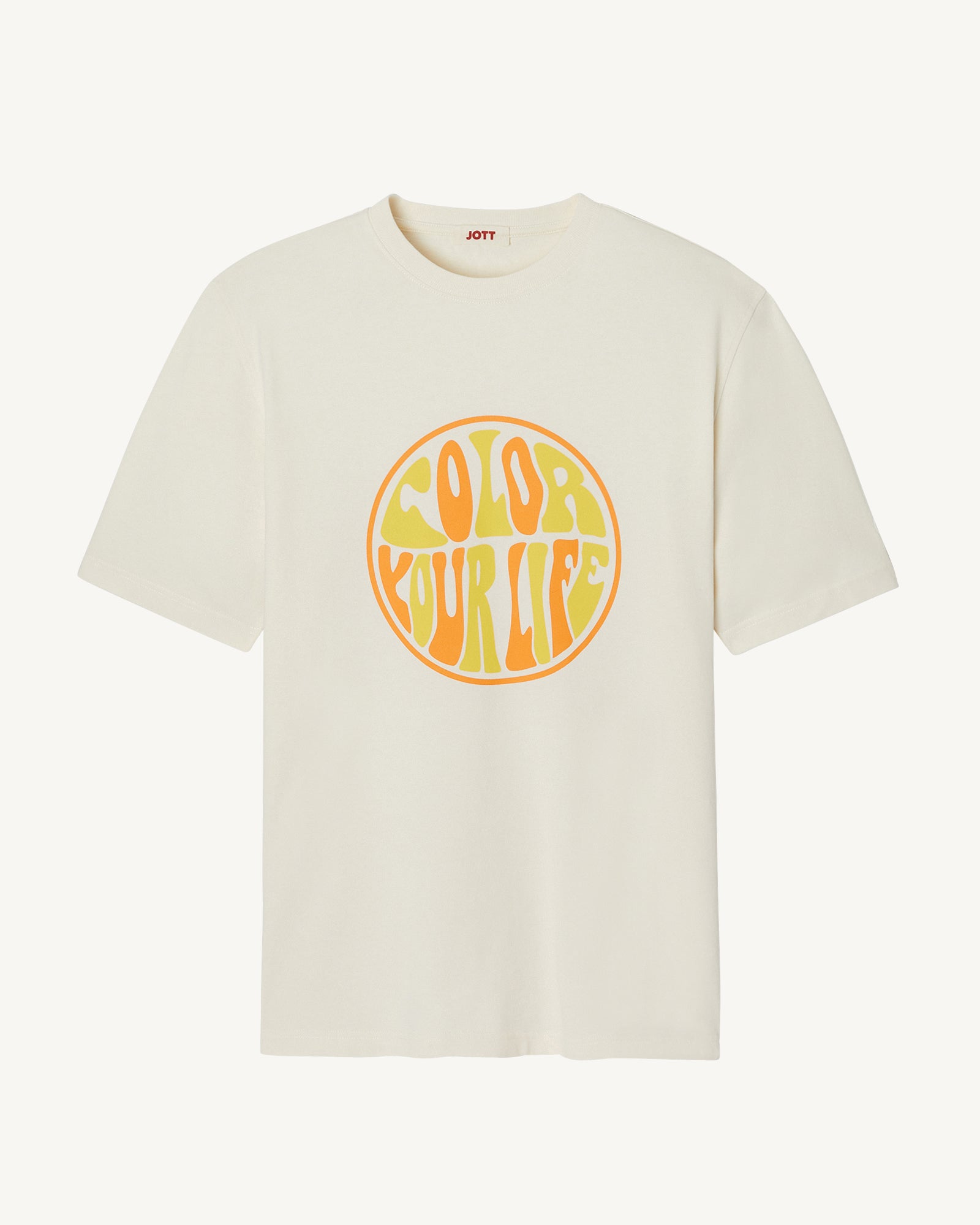 T-shirt femme en coton biologique Ecru Adela
