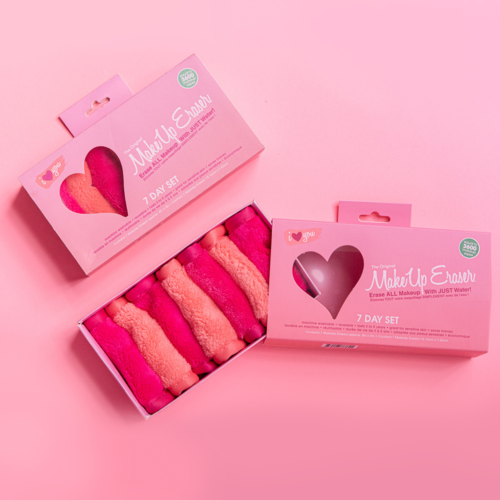 MakeUp Eraser I <3 You 7 days Set Serviette démaquillante réutilisable
