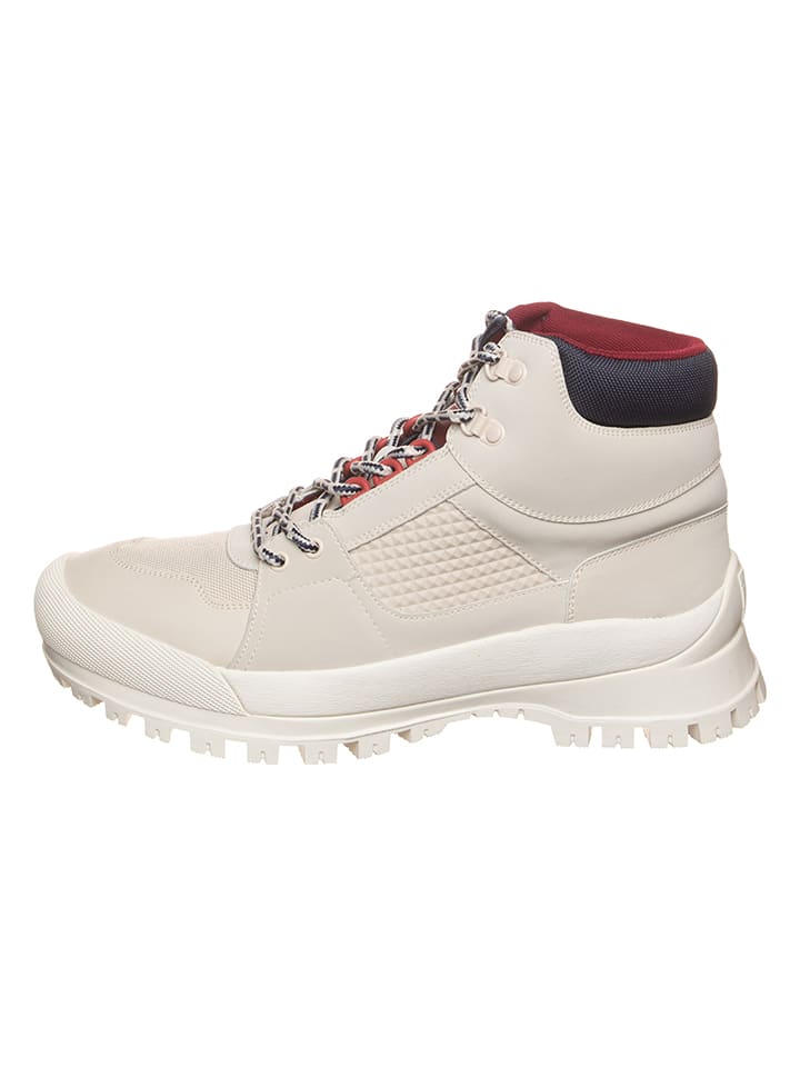 Tommy Hilfiger Shoes Leder-Boots in Creme günstig kaufen
