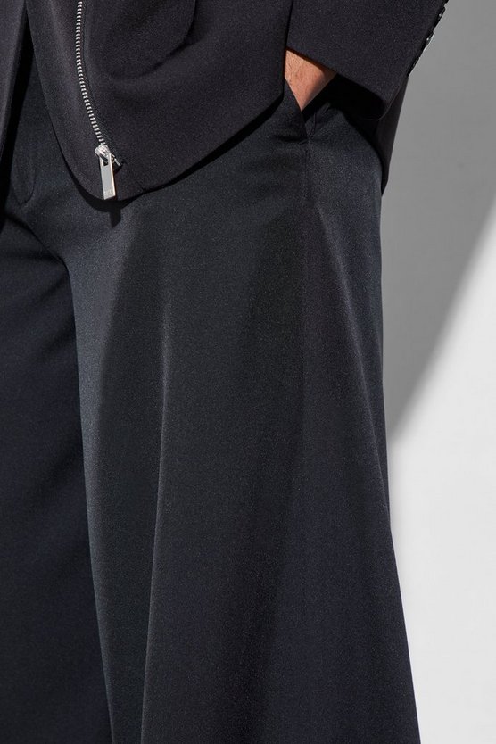 Oversize Hose mit weitem Bein