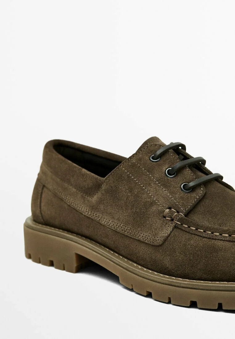 Massimo Dutti SPLIT - Zapatos elegantes con cordones