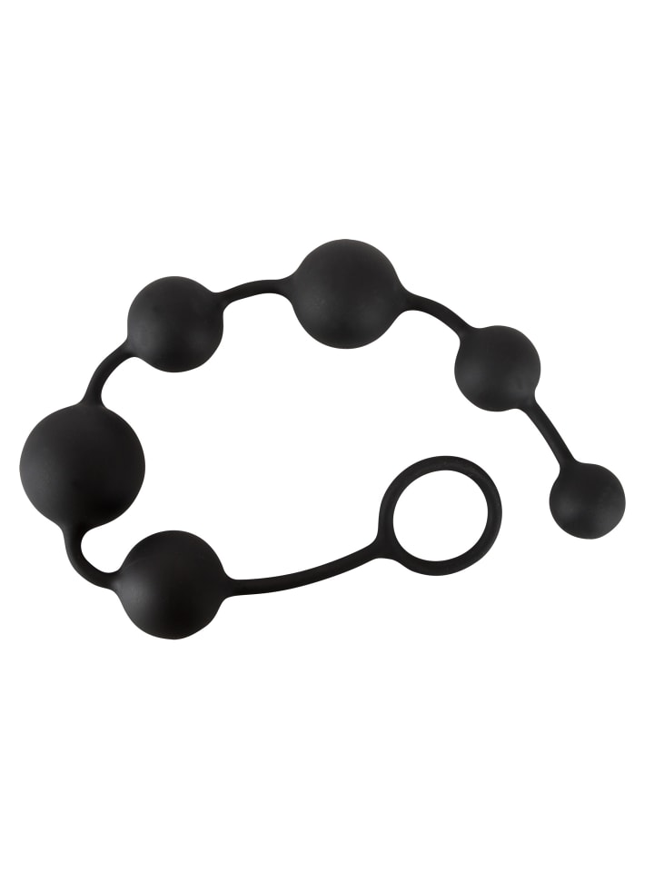 Black Velvets Kugelstrang Anal beads in schwarz günstig kaufen onesize