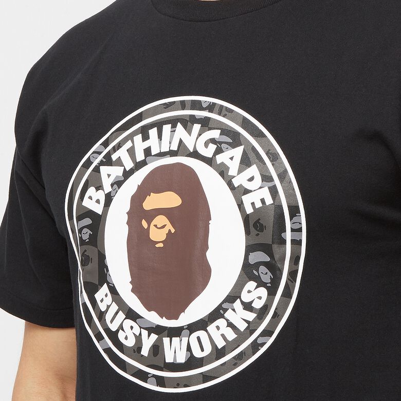 A Bathing Ape Bape Distortion Busy Works Tee M black/black
