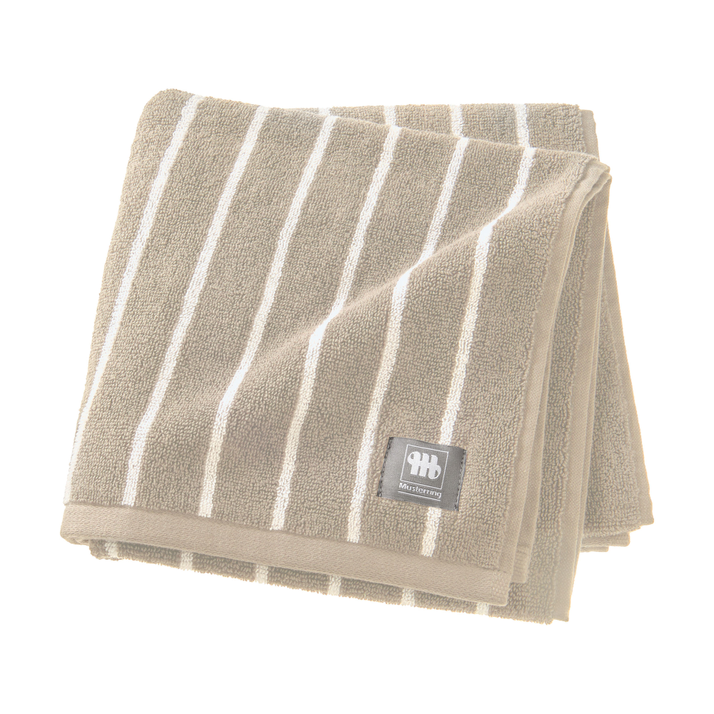 Handtuch MR-Needlestripe beige