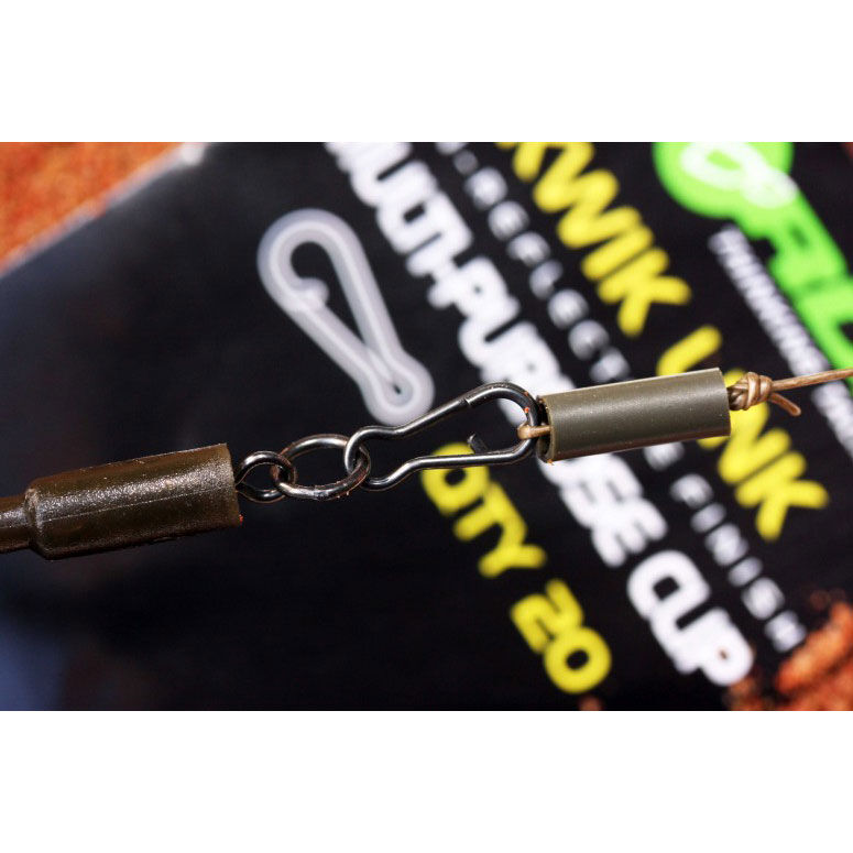 Korda Kwick Link XS kleine Schnellverschluss-Karpfenclips (x20)