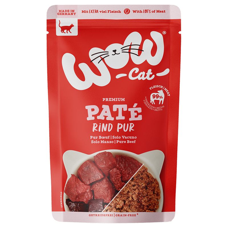 Sparpaket WOW Cat Adult 24 x 125 g zu TOP-Preisen