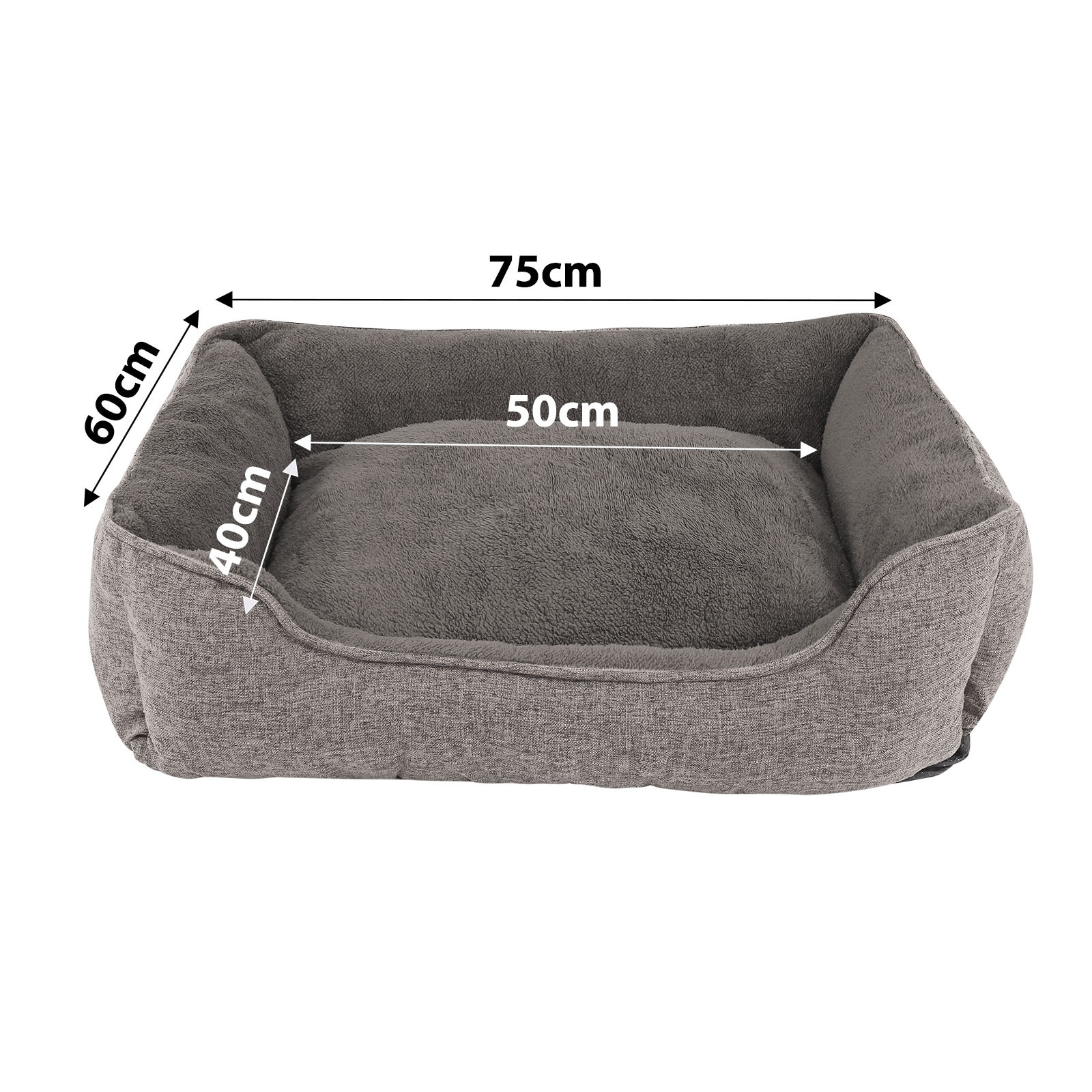 Lionto Hundebetten Lionto Hundebett meliert grau S