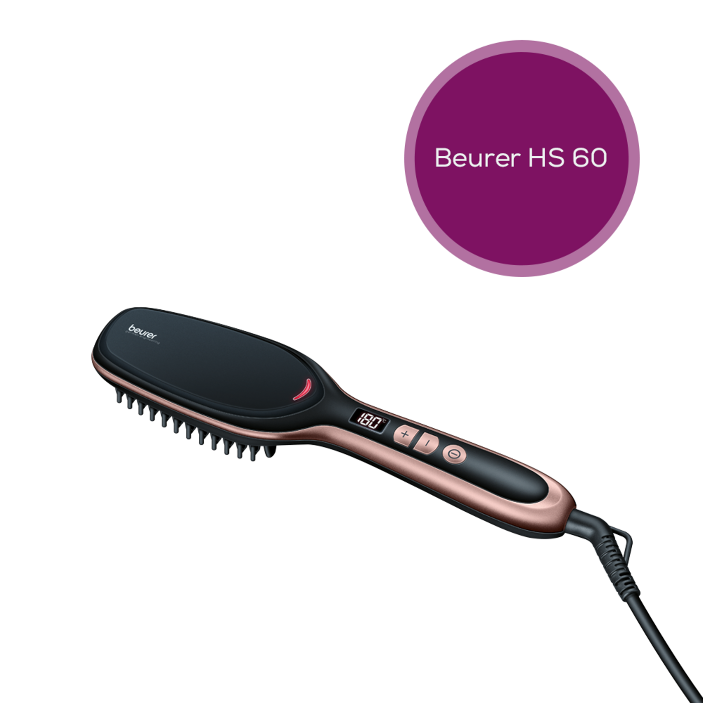Beurer Lockenstab HT 53 & Glättungsbürste HS 60-Praktisches Set fürs Haarstyling