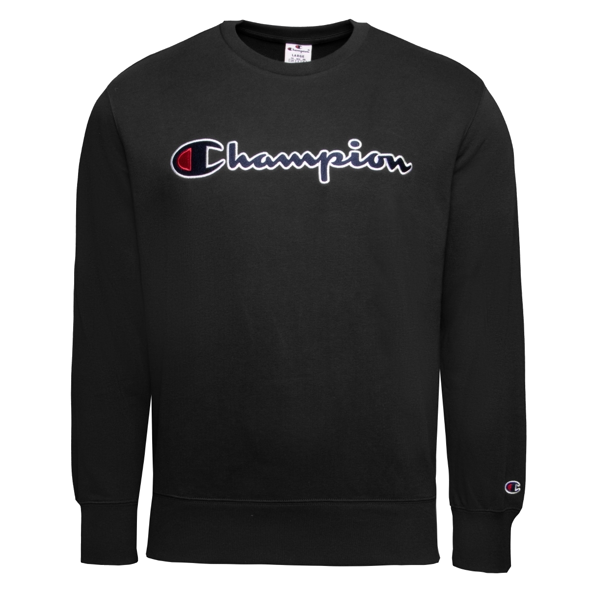 Champion Crewneck Sweatshirt schwarz