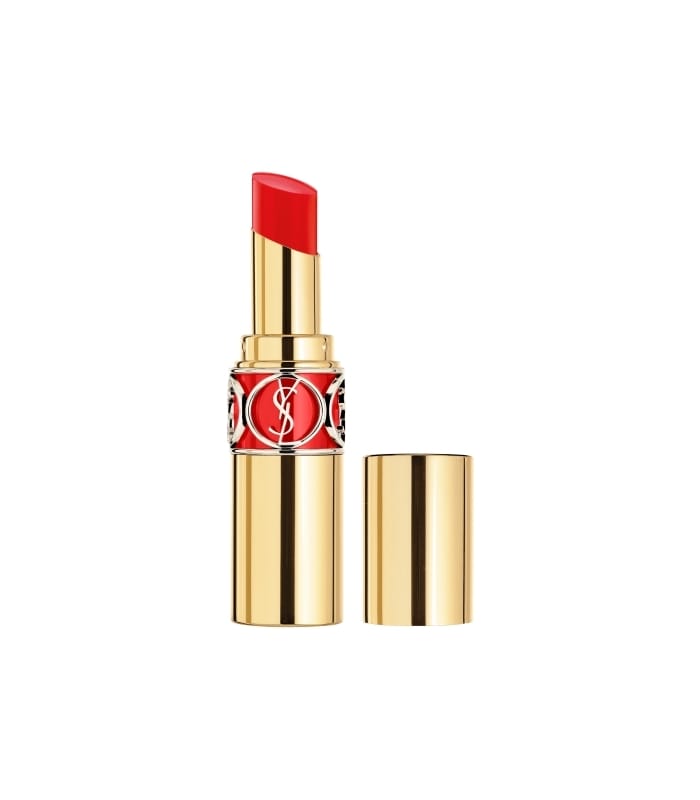 YVES SAINT LAURENT-ROUGE VOLUPTÉ SHINE -Une brillance à porter. Des couleurs fraîches