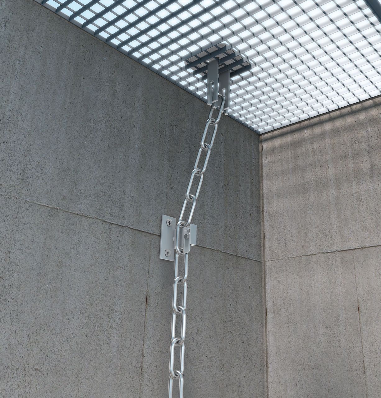 Basi GS70 Gitterrostsicherung mit Kette