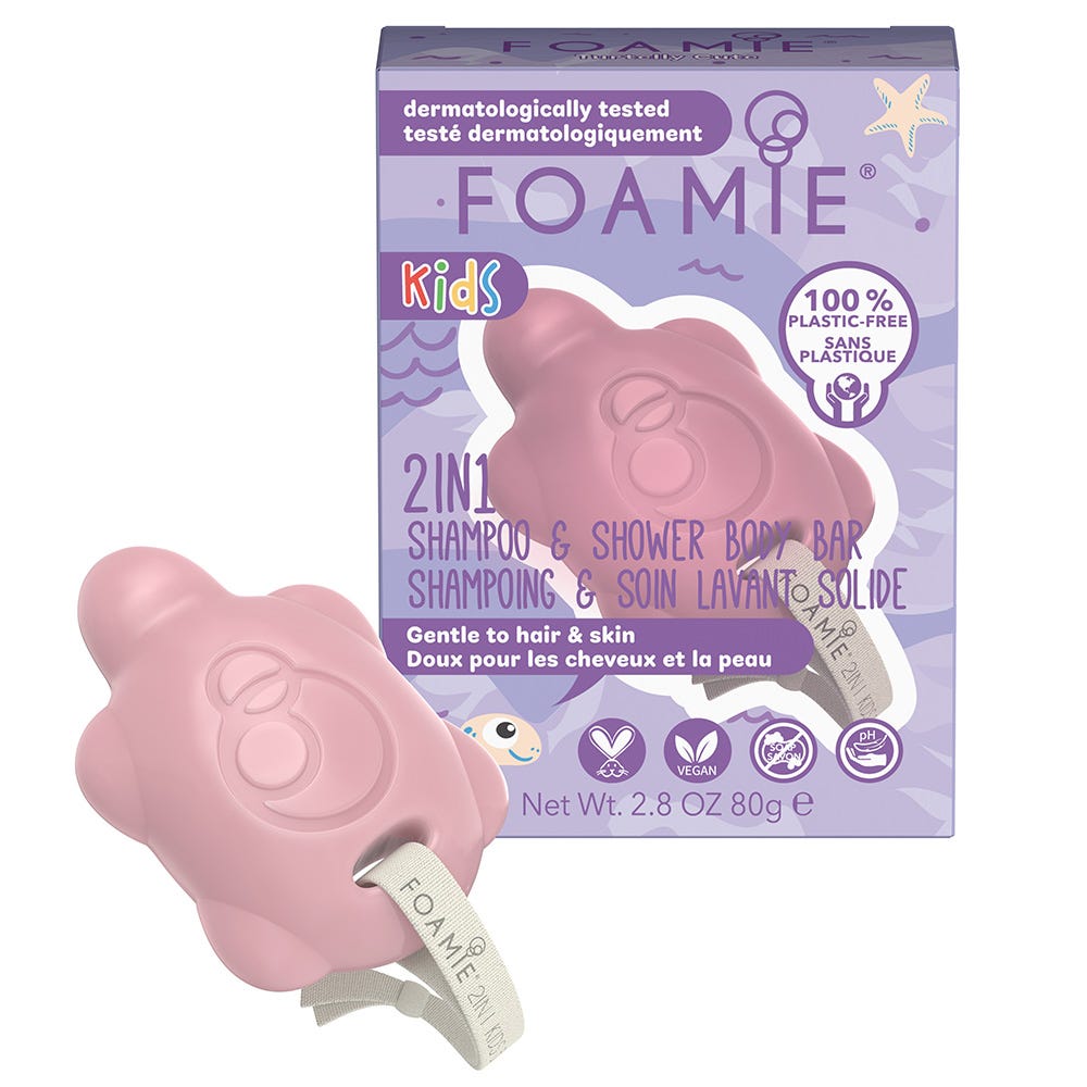 FOAMIE 2in1 Festes Shampoo & Duschgel Kids Pink