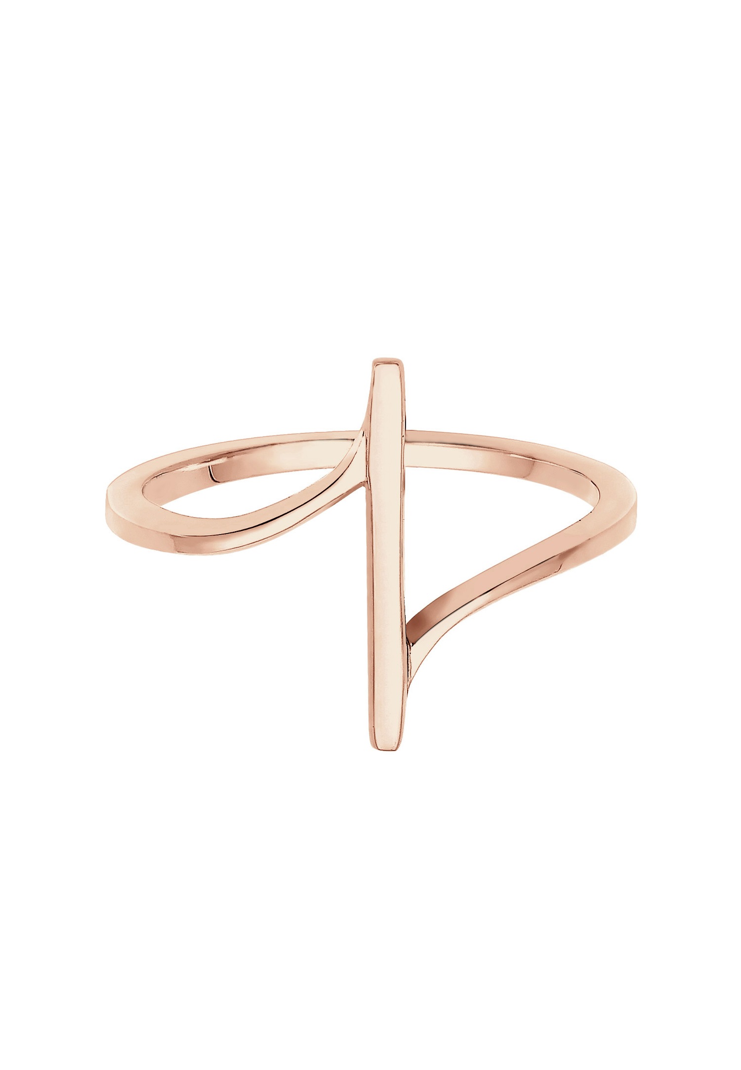 Elli Geo Shapes Cool Basic Minimal Ribbon Ring