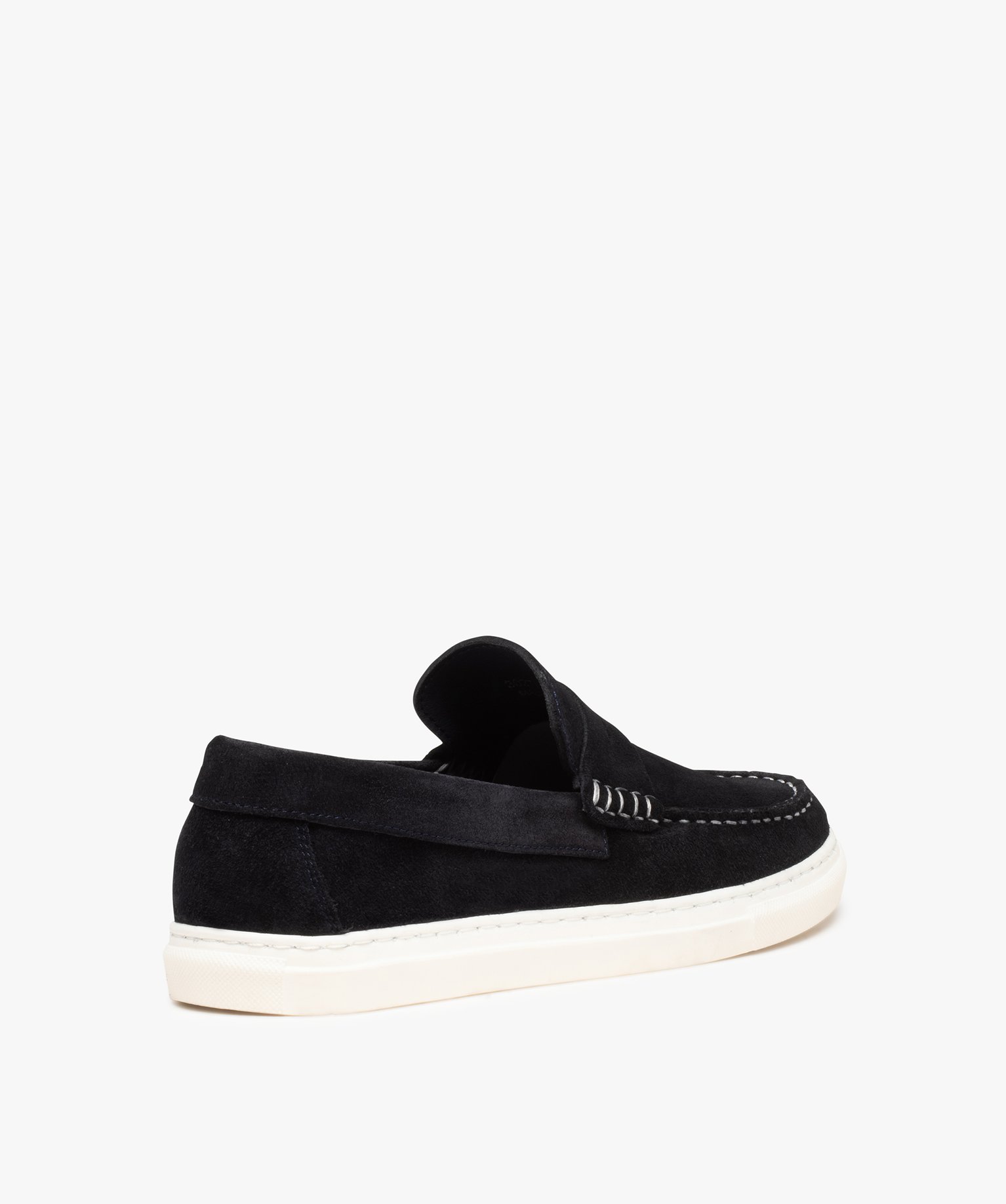 Mocassins homme dessus cuir retourné uni – Tanéo marine | GEMO