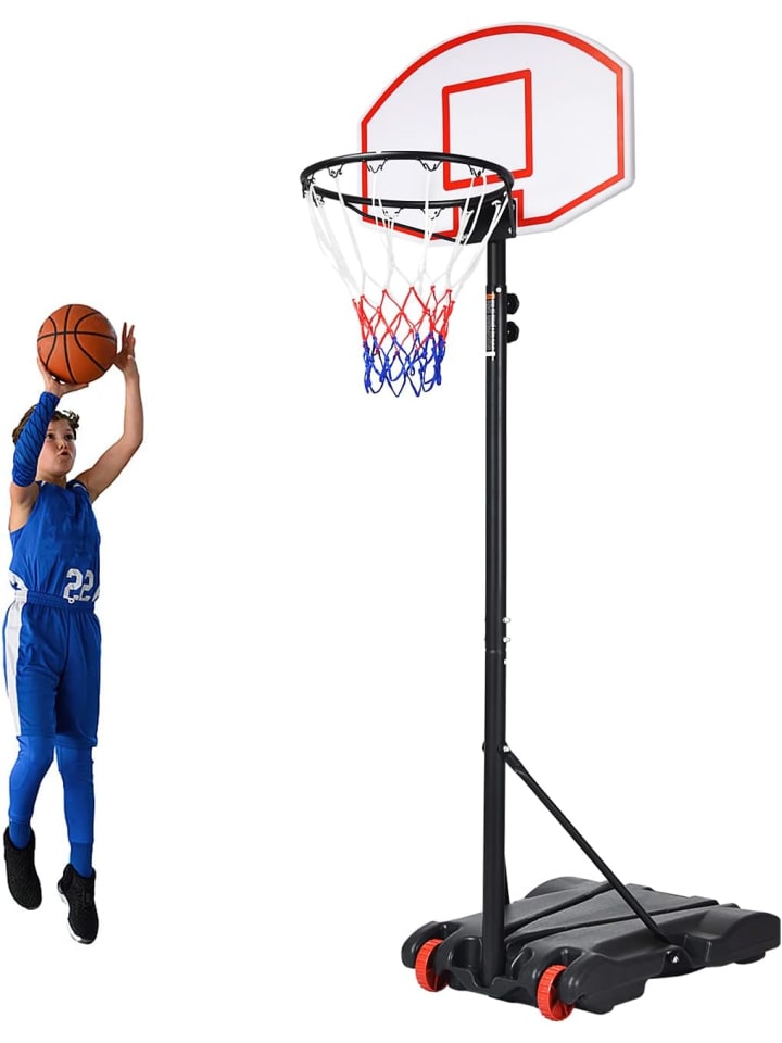 COSTWAY Basketballständer in Schwarz günstig kaufen 70 cm