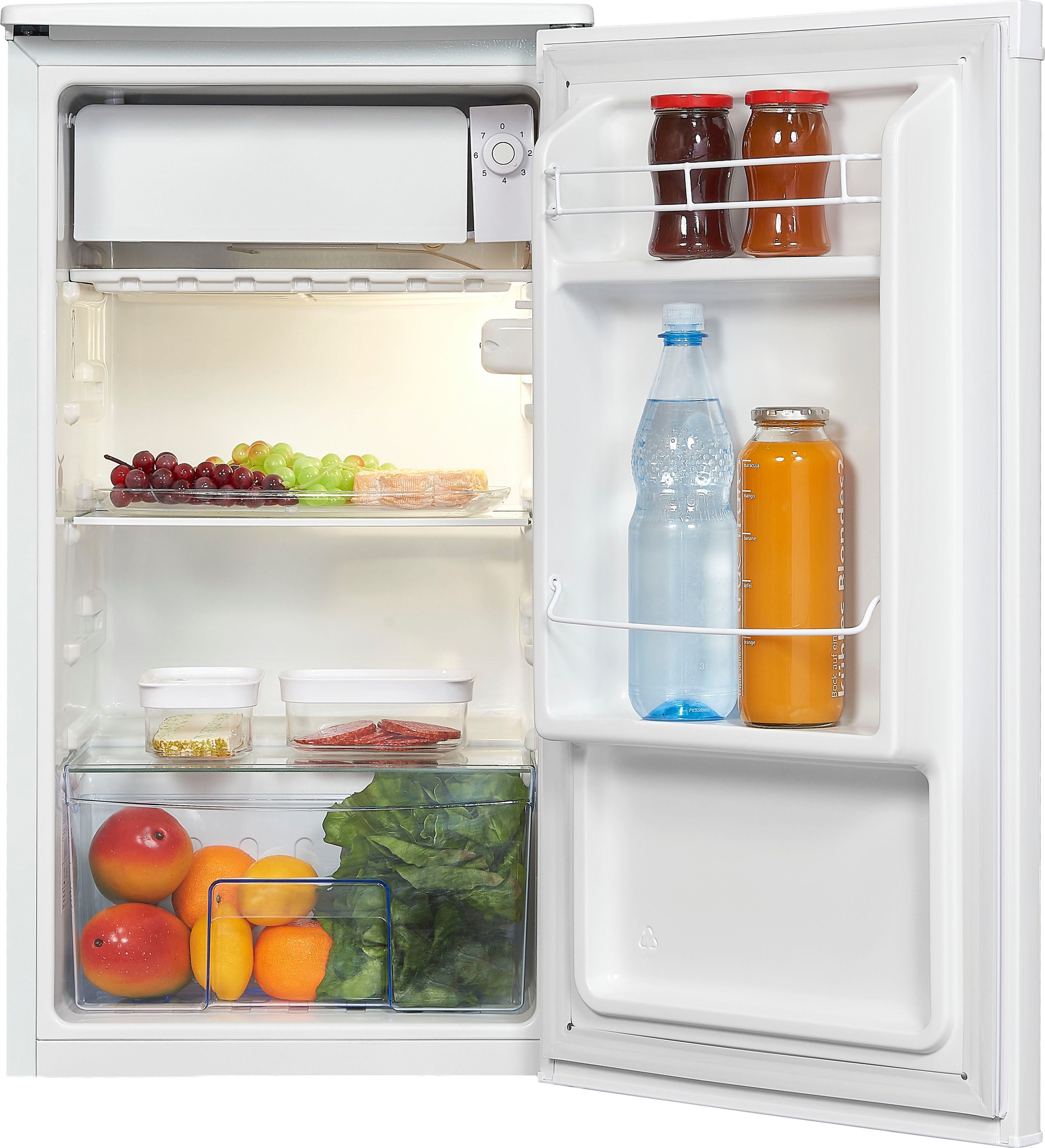 exquisit Kühlschrank KS86-0-090E, 83,5 cm hoch, 44,5 cm breit