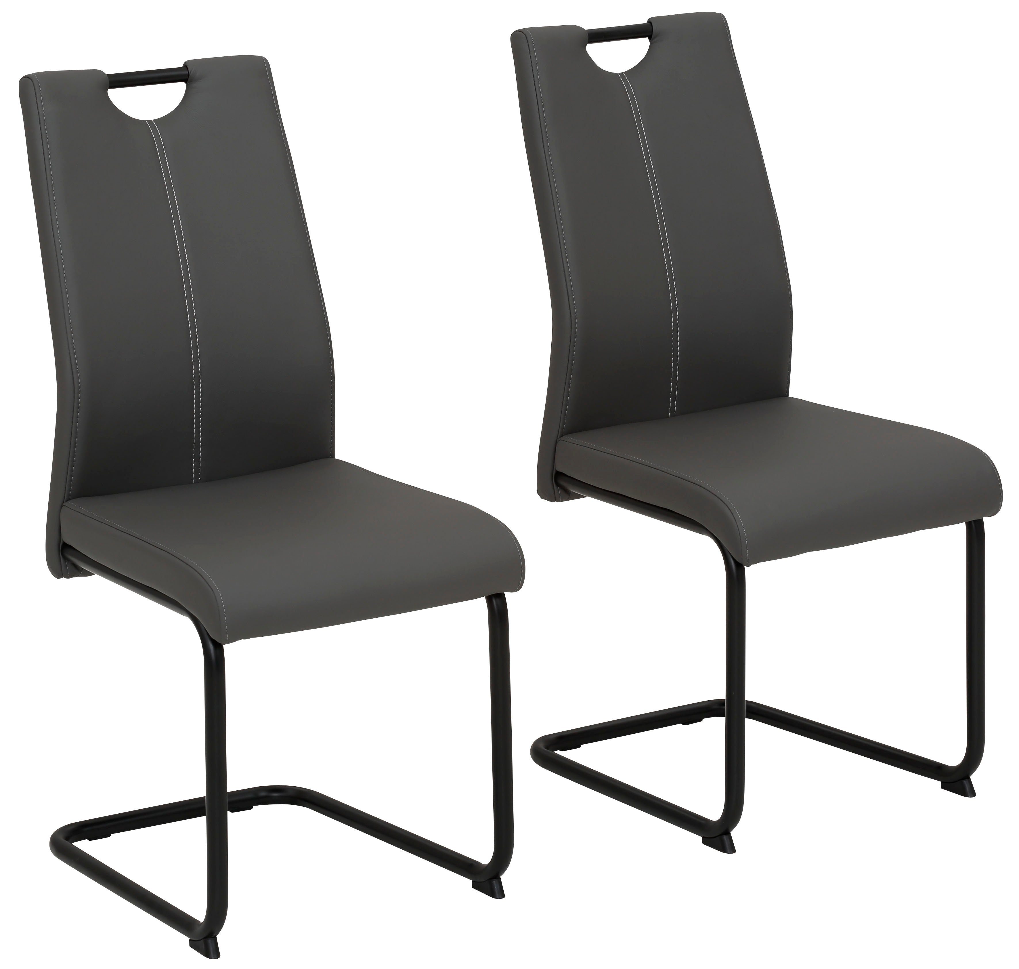 HELA Freischwinger CORA (Set, 2 St), Tragegriff in schwarz