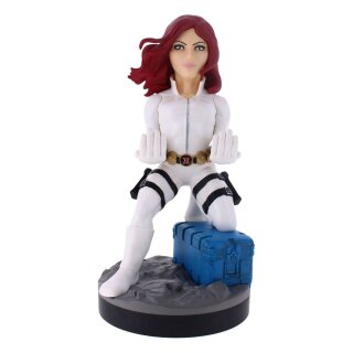 ** % SALE % ** Marvel Cable Guy Black Widow White Suit 20 cm