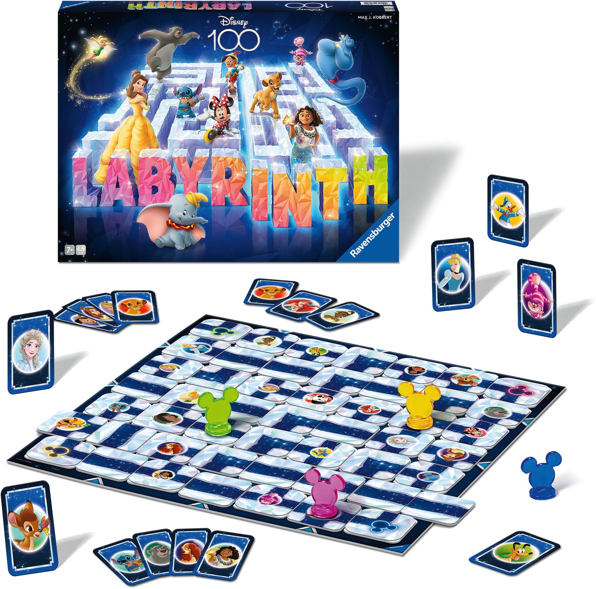 Ravensburger Spiel, Familienspiel  100 Labyrinth, FSC® - schützt Wald - weltweit; Made in Europe