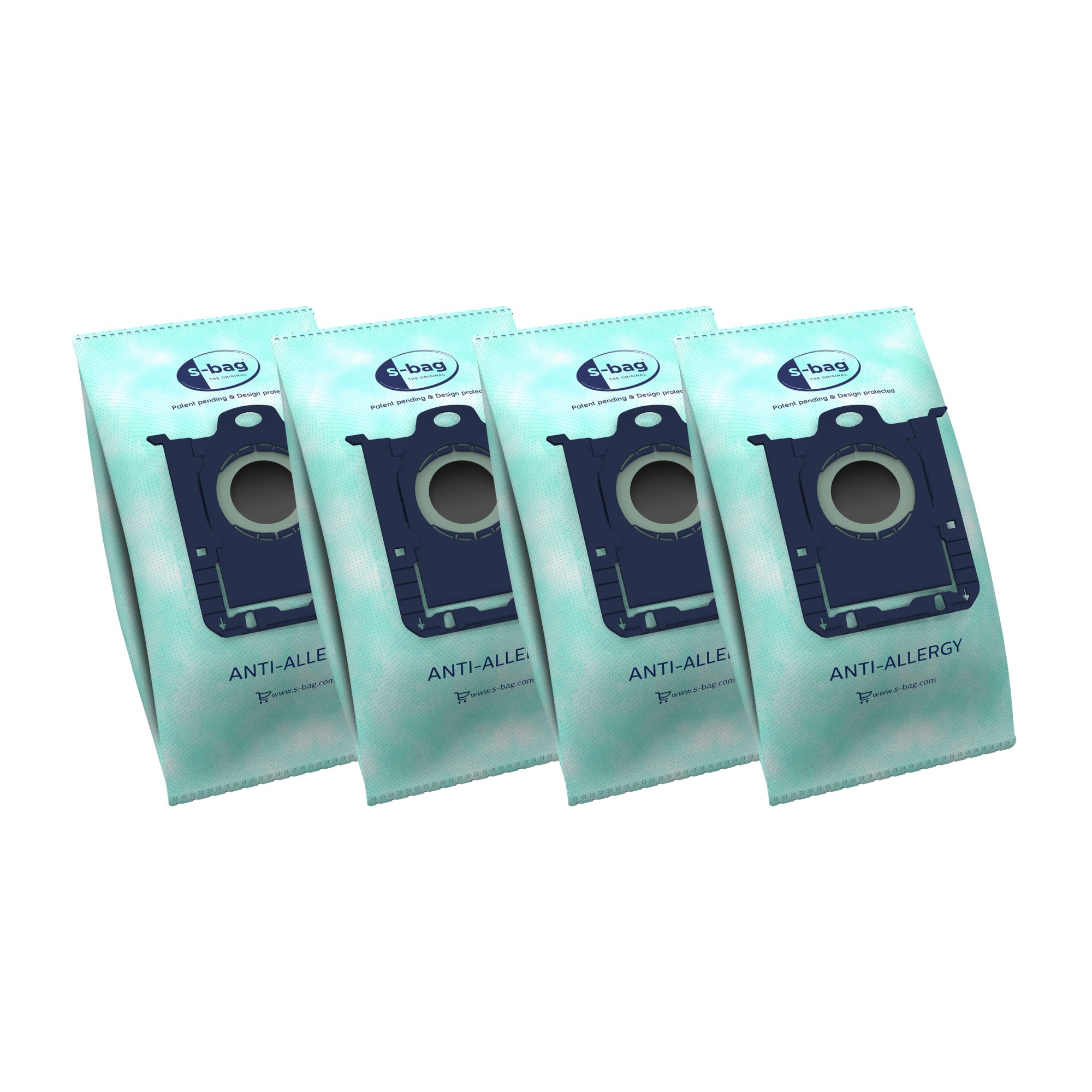 AEG Staubsaugerbeutel Zubehör s-bag® Hygiene Anti-Allergy Staubsaugerbeutel, 4 St.