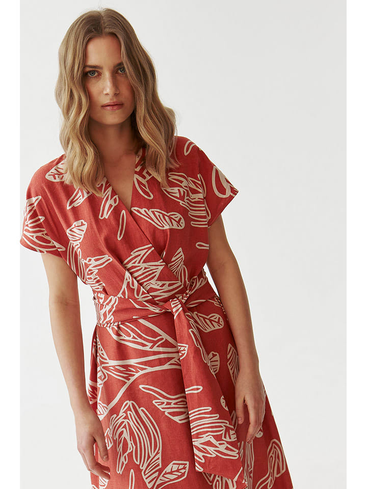 TATUUM Kleid in Weiß/ Rot günstig kaufen