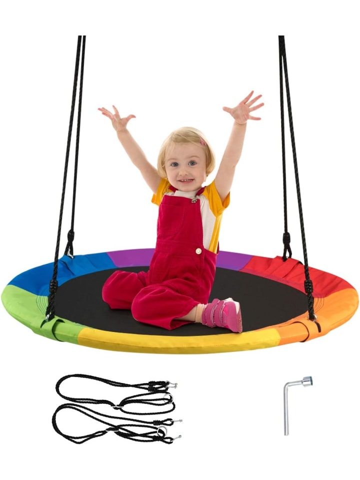 COSTWAY Nestschaukel φ100cm in Bunt günstig kaufen onesize