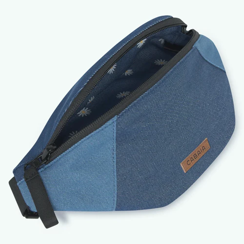 Small San Giljan denim blue fanny pack