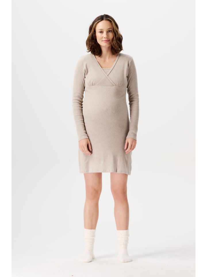 Noppies Still-Nachtkleid Alisa in Taupe Melange günstig kaufen