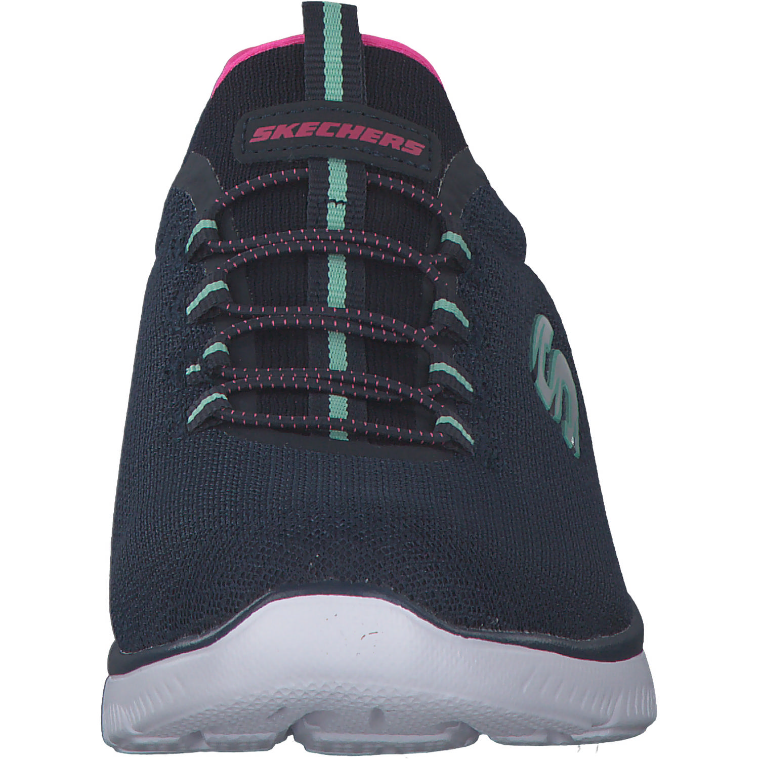 Skechers 12980, Sneakers Low, Damen, blau/pink