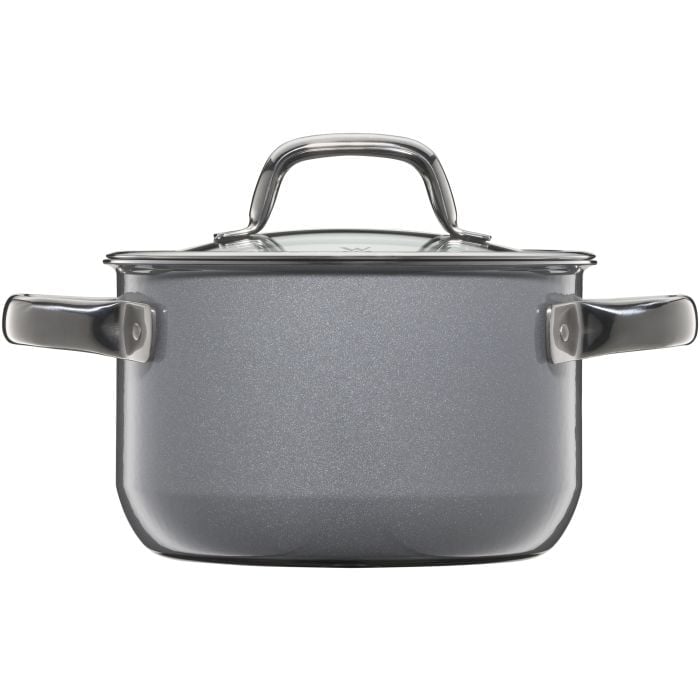 WMF Fusiontec Mineral Kochtopf mit Deckel, 16cm, Platinum