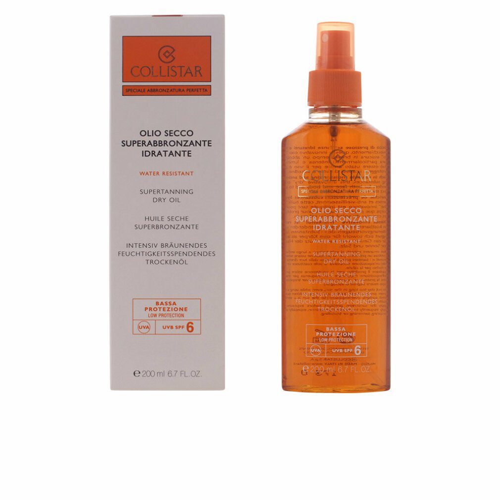 COLLISTAR Sonnenschutzpflege Collistar Supertanning Moisturizing Dry Oil SPF6 200 ml