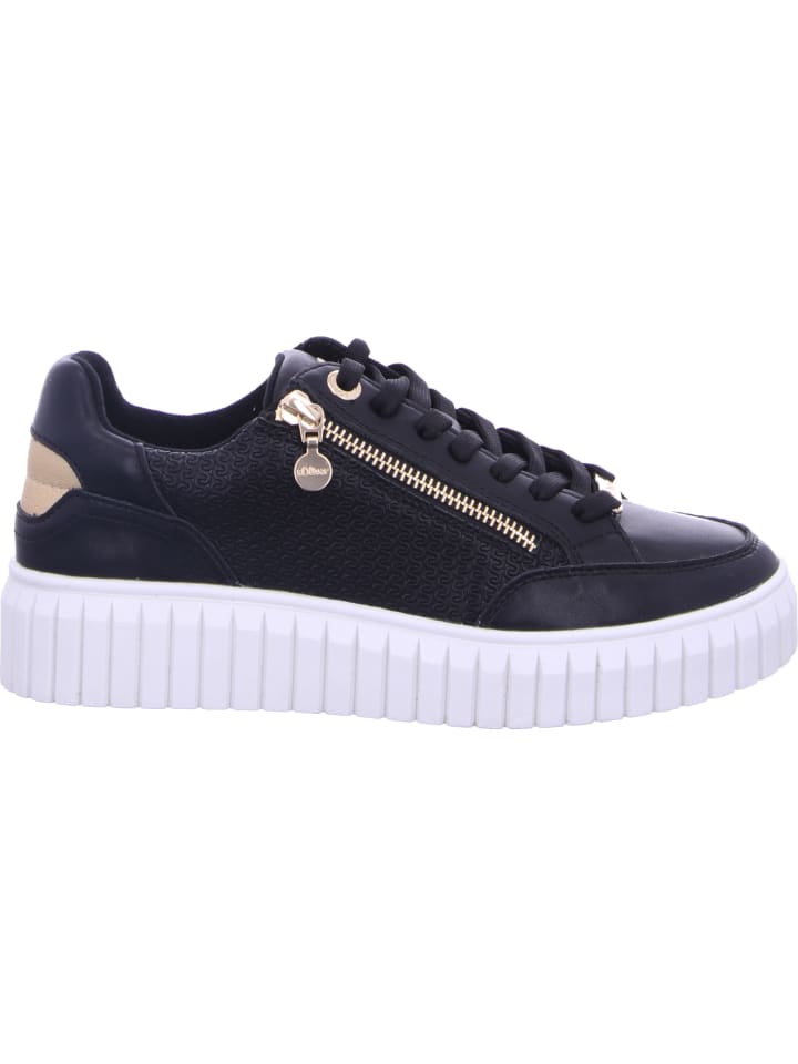 s.Oliver Schnürschuhe in BLACK günstig kaufen