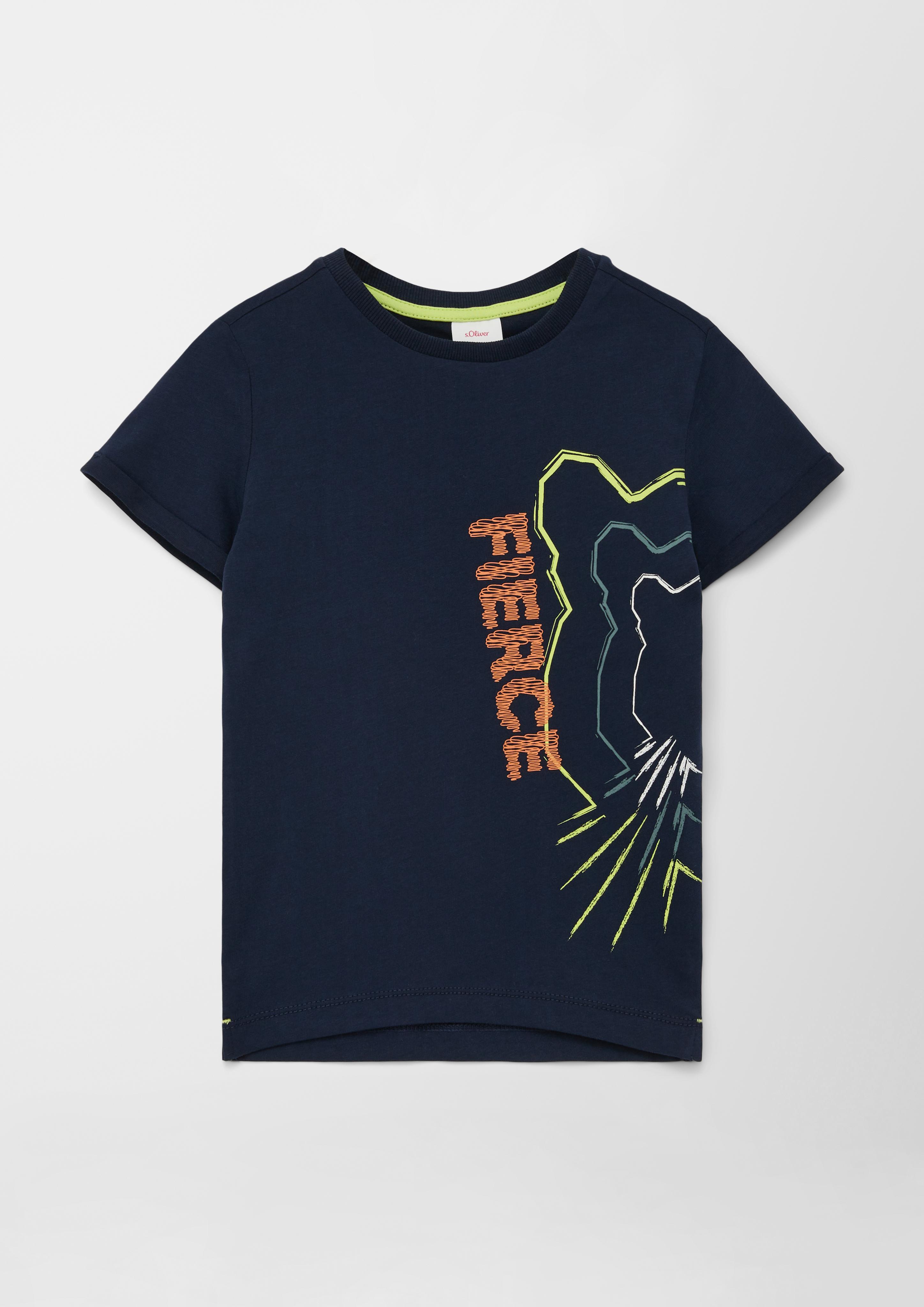 T-Shirt mit gummiertem Print  2127488-5952