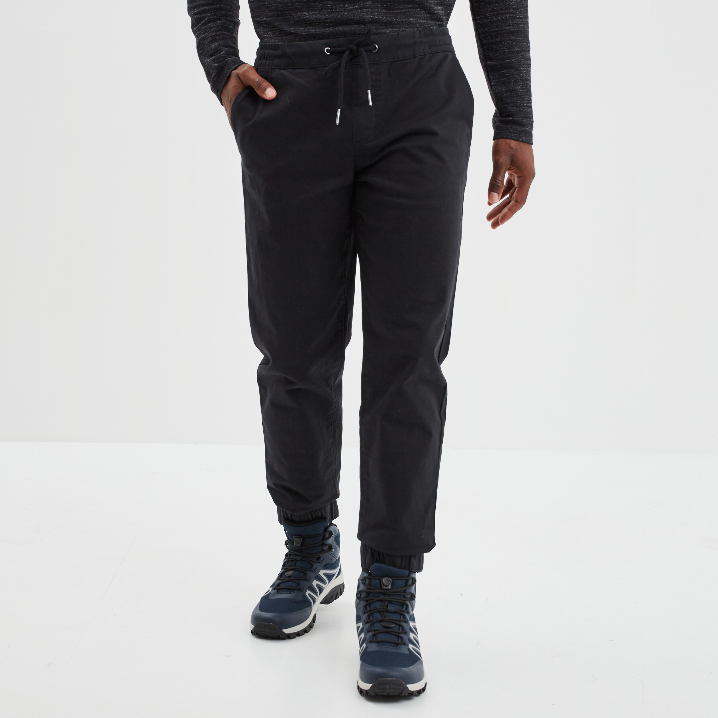 Pantalon jogpant noir homme | La Halle