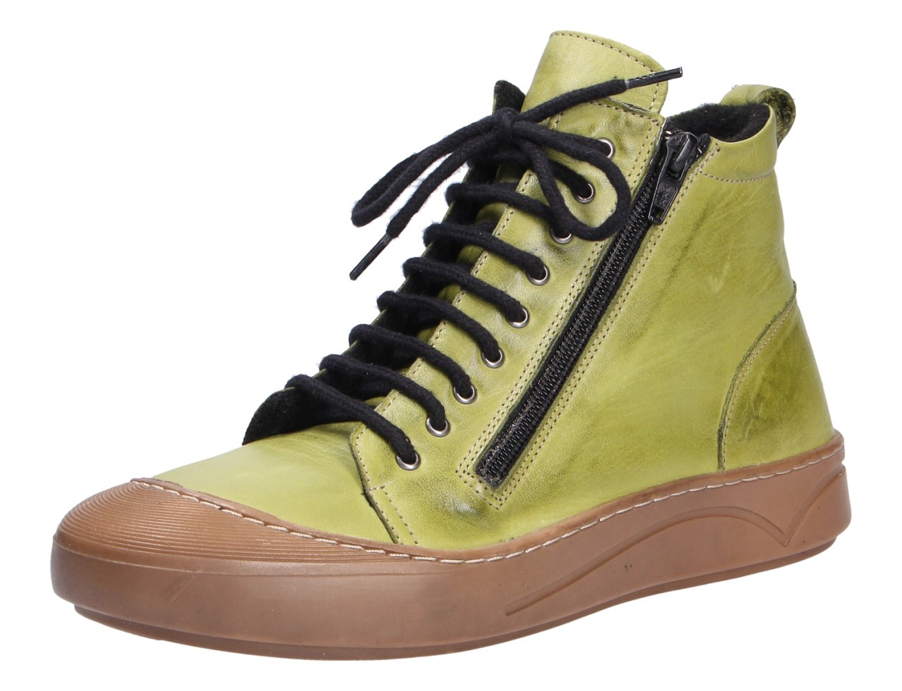 GEMINI Schnür-Stiefeletten grün Damen Stiefel