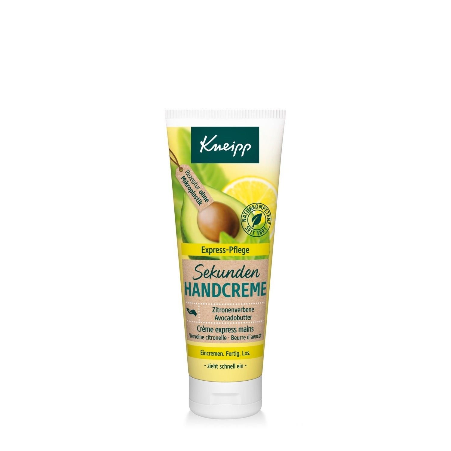 Sekunden-Handcreme - Zitronenverbene & Avocadobutter