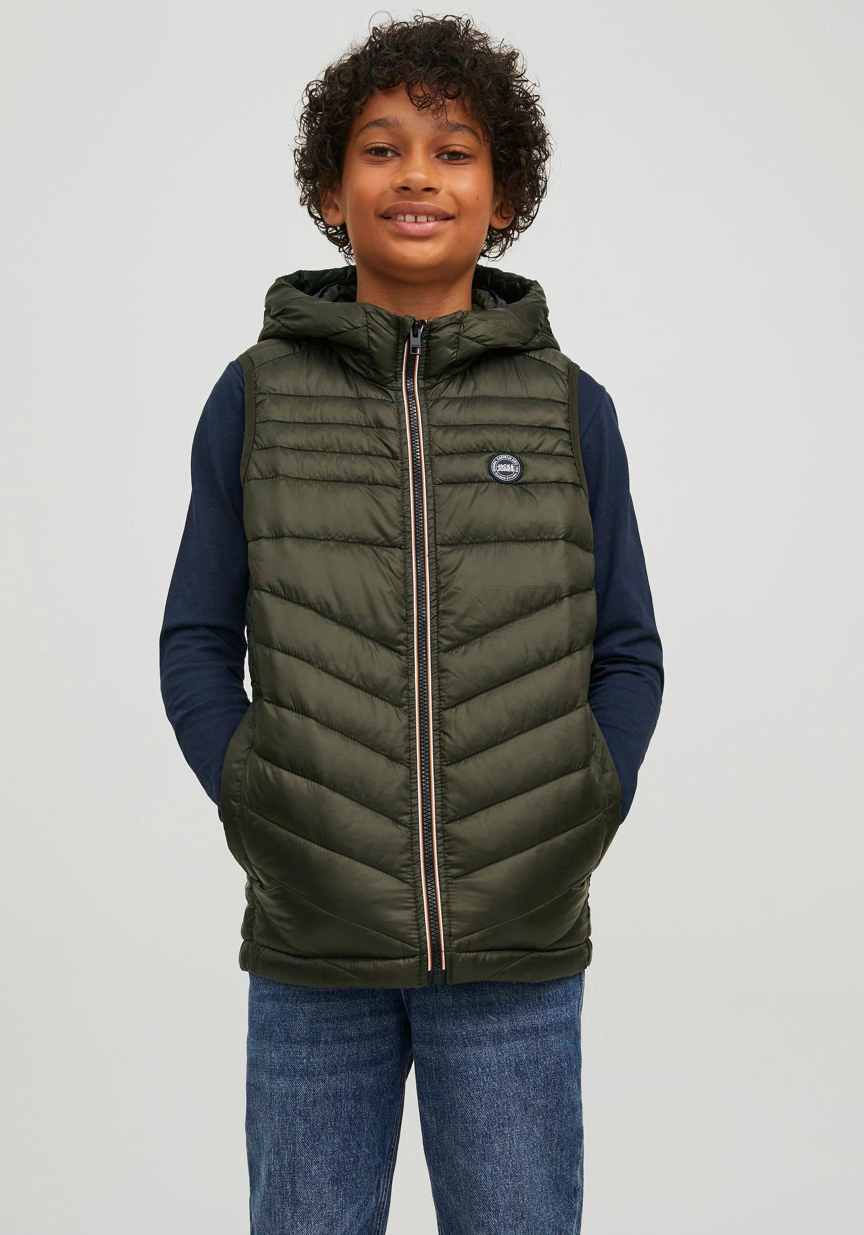 Jack & Jones Junior Steppweste JJEHERO BODYWARMER HOOD NOOS JNR
